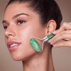 Jade Roller for Face Gua Sha Set Facial Natural Stone Massager