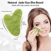 BAIMEI Jade Roller & Gua Sha Set Facial Beauty Tools