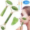 EAONE 5 in 1 Jade Roller Eyes Facial Massage Kit Skin Roller