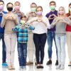 50 PCS Multicolor Disposable Face M asks 3 Layers Design
