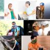 6 PCS Man/Women Outdoor Sun UV Protection Face Mask