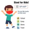 WeCare Kids Disposable Face Masks, 50 Pack Variety Colors