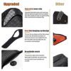 Fashionable Black Dustproof Cotton Masks with Filters - Stay Safe in Style