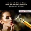 MXXQQ 3 in 1 24K Gold Facial Massager, U-Shaped Gold Rod Massage