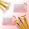 4-in-1 24K Golden Pulse Face Massager – Electric Jade Roller, Anti-Aging, Wrinkle-Fighting & Skin Tightening Beauty Bar