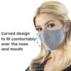 Reusable Fashion Fabric Face Mask - Stylish Print Cloth Mask for Men and Women