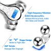 4D Microcurrent Facial Massager Roller, Electric Face Lift