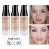 Full Coverage Liquid Concealer 3pcs & Waterproof Cream