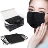 Black Disposable Face Mouth Protection for Men 50Pcs