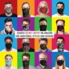 Secret Artist XLarge to 2XL Cloth Face Mask. Black Reversible Black