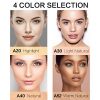 3 Pack Full Coverage Concealer Cream Makeup, Waterproof Matte