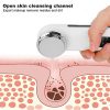 Handheld Facial Massager, Portable Ion Warm Massage Device