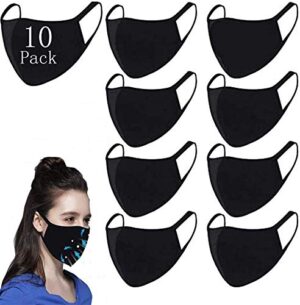 10 Pack Cotton Washable Unisex Face Anti Dust Mouth Cloth