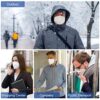 KN95 Face Masks (60pcs White), BLScode Individually Wrapped 5-Layer