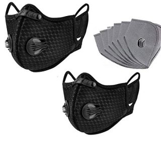 2 Cover with 6 Filters for Outdoor, Sports Fashion Protection