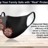 Ultra Protective Cloth Face Mask and Gloves Equipment, 3 Ply Protection
