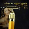 MXXQQ 3 in 1 24K Gold Facial Massager, U-Shaped Gold Rod Massage