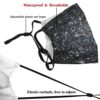 Adjustable Face Mask Galaxy Sparkle Stars Natural Masks