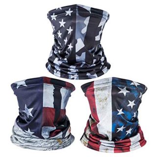 American Pride Meets Versatile Protection: The US Flag Face Bandana - 3 Pack