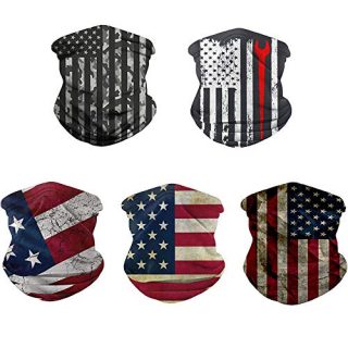 Rainlin American Flag Outdoor Bandana- Multifunctional Microfiber