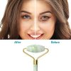 Jade Roller, Jade Stone Massager for Face & Eye Massage
