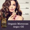 VoilaVe USDA and ECOCERT Pure Organic Moroccan Argan Oil for Skin