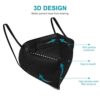 KN95 Face Mask, 60pcs Vibeey Individually Wrapped Cup Dust Mask