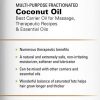 Majestic Pure Fractionated Coconut Oil, For Aromatherapy Relaxing Massage