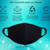 Ultra Protective Cloth Face Mask and Gloves Equipment, 3 Ply Protection