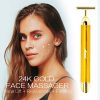 Glow with Every Pulse – 24K Gold Facial Massager for Lifted, Radiant Skin