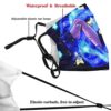 Adult Adjustable Mouth Face Mask, Little Star Washable Dust-Proof
