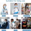 Olangda 50Pcs Disposable Face Masks with Elastic Earloop