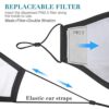 LaLaMe Kids Cotton Facial Covering | Washable & Reusable Children Face Shield