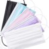 50 PCS Disposable Face Mask - Adult Unisex Dust Mask Women and Men