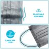Grey Face Mask Disposable 4 Layer Non-Woven 50 Pcs Breathable Masks