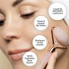 Sdara Rose Quartz Roller - Anti Aging Jade 100% Natural