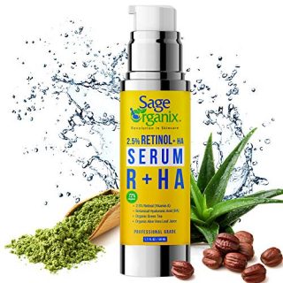 Sage Organix Anti Aging Skin Clearing Retinol Serum for Face
