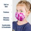 WeCare Kids Disposable Face Masks, 50 Asstd Tie Dye Masks