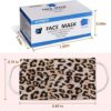 SOOQOO Disposable Face Mask Individually Wrapped - 50 Pack
