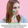 Authentic Jade Roller For Face, Rose Quartz Roller and Gua Sha Facial Tool Set