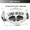 Adjustable Face Mask Knuckle Up Masks Replaceable Filter Balaclavas Black