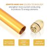 Face Massager Roller, 24k Facial Golden Pulse Electric 3D Roller