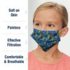 WeCare Kids Face Mask Disposable - 50 Pack - Individually Wrapped