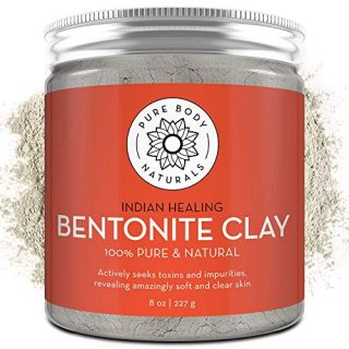 Pure Bentonite Powder for DIY Detox Bath & Facial Mask