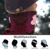 Neck Gaiter Face Mask - Your Ultimate Sun Protection and Style Companion in Cowgirl Boots Hat Butterfly Burgundy