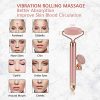 2-IN-1 Electric Jade Roller Facial Massager, Vibrating Face Roller