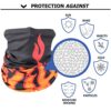 Molemsx Summer Face Mask Protection from Dust, UV & Aerosols