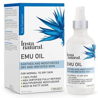 Emu Facial & Body Oil - Pure Moisturizer for Strengthened Hair, Stretch Marks