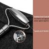 Face Roller and Gua Sha Set - Stainless steel Mini Eye Roller set