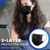 Healthify 3-Layer Protective Mask, 3-D Perfect Fit, Soft Skin Layer